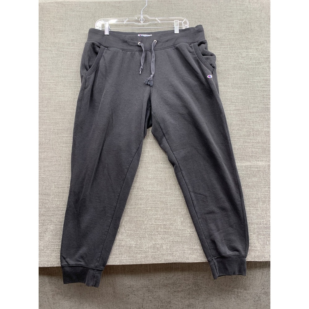 Champion Authentic Athleticwear Jogger Sweatpants Mens Large Dark Gray Mid Rise
